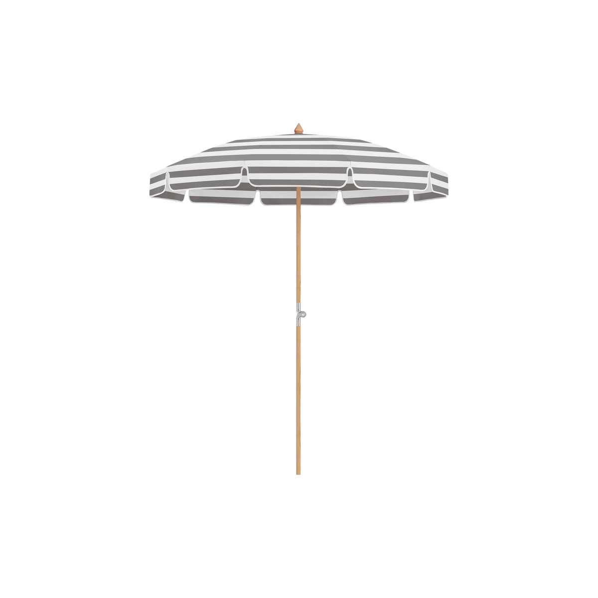 Glatz Alexo Sonnenschirm – mit Volant SQ5: 570 Steel Stripe