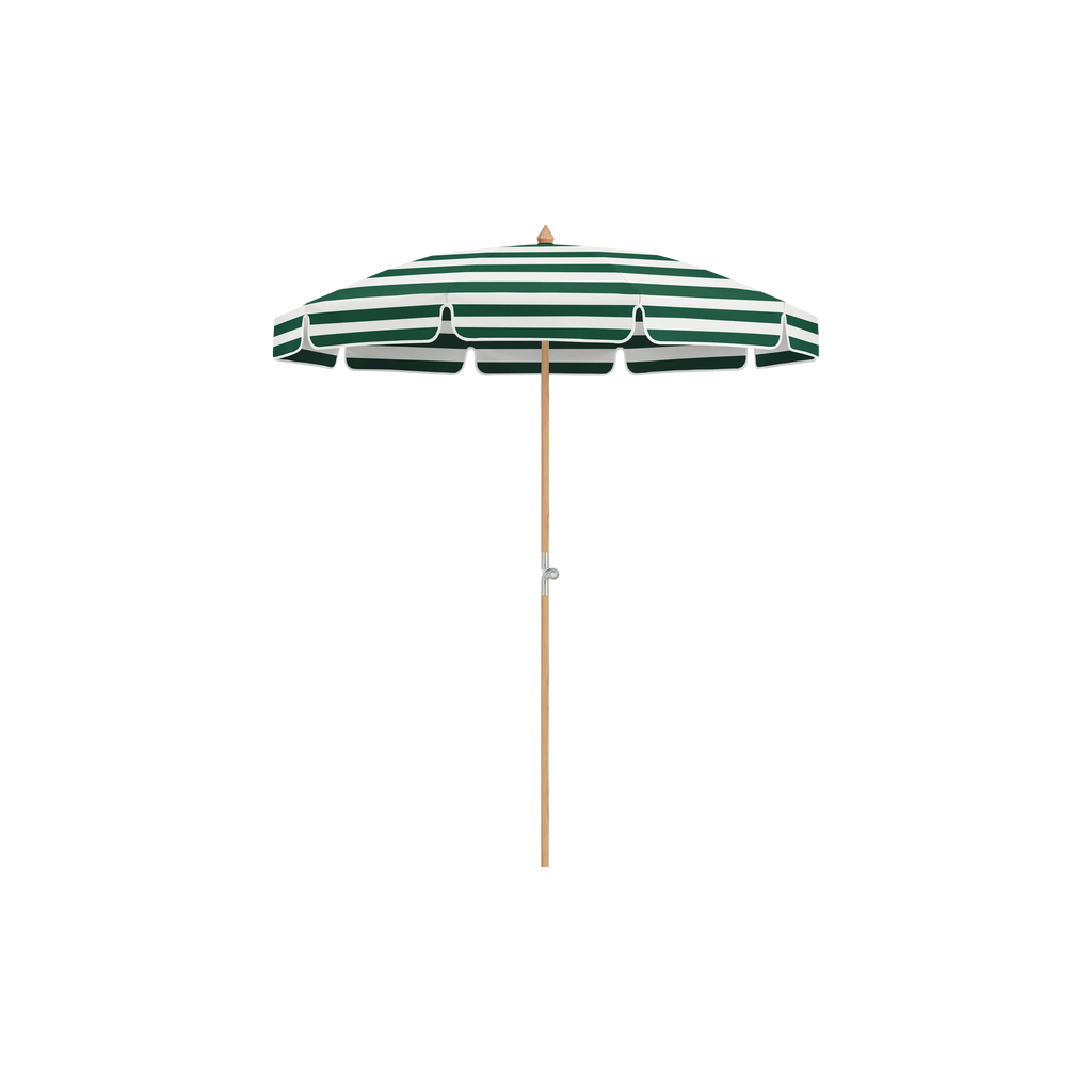 Glatz Alexo Sonnenschirm – mit Volant SQ5: 589 Green Stripe