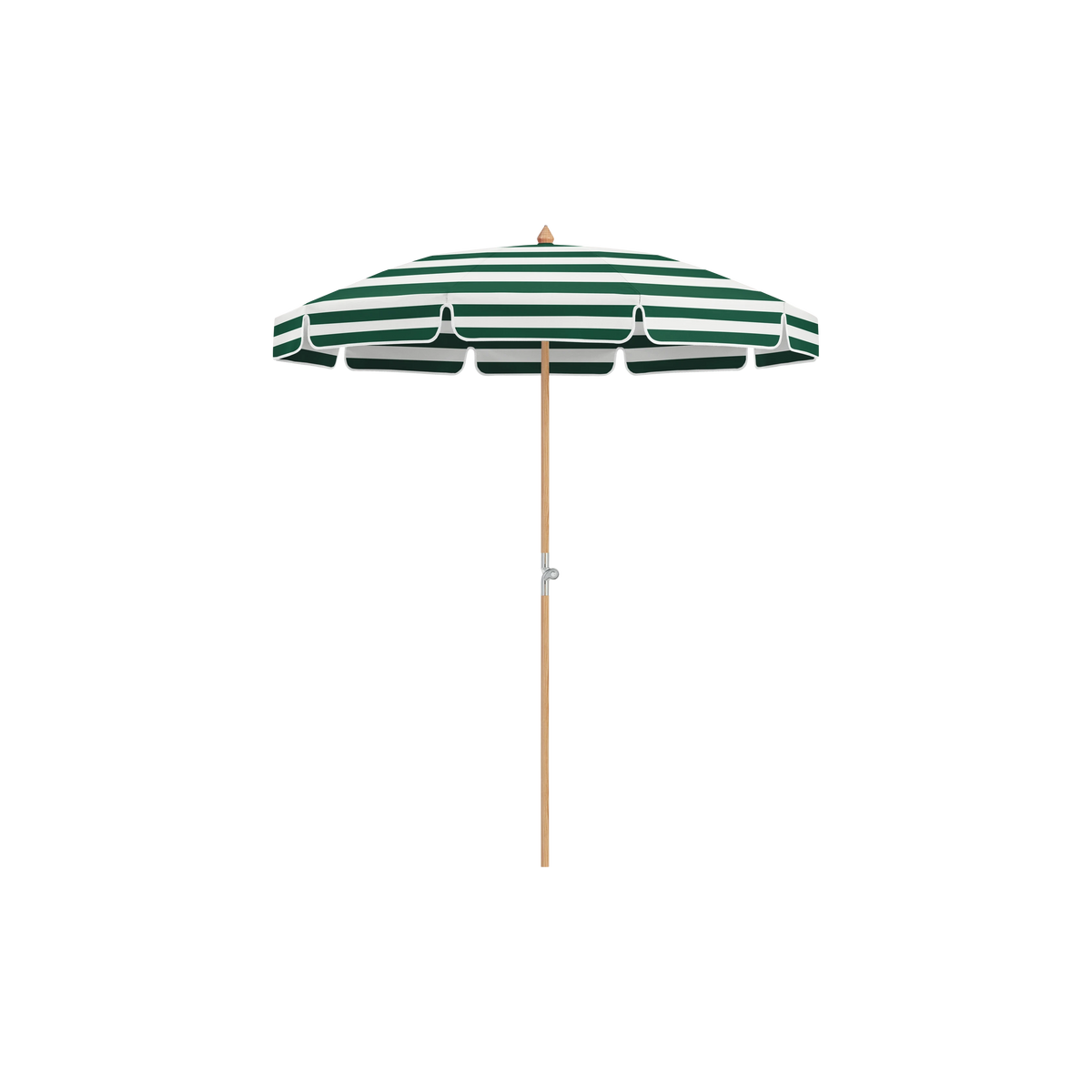 Glatz Alexo Sonnenschirm – mit Volant SQ5: 589 Green Stripe
