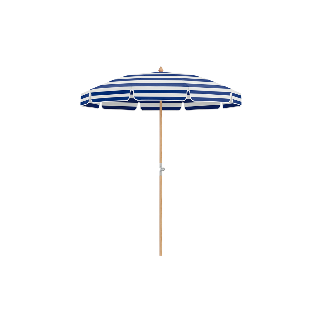 Glatz Alexo Sonnenschirm – mit Volant SQ5: 602 Blue Stripe