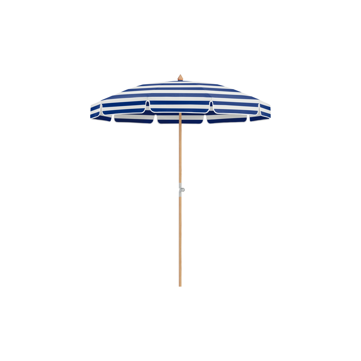 Glatz Alexo Sonnenschirm – mit Volant SQ5: 602 Blue Stripe