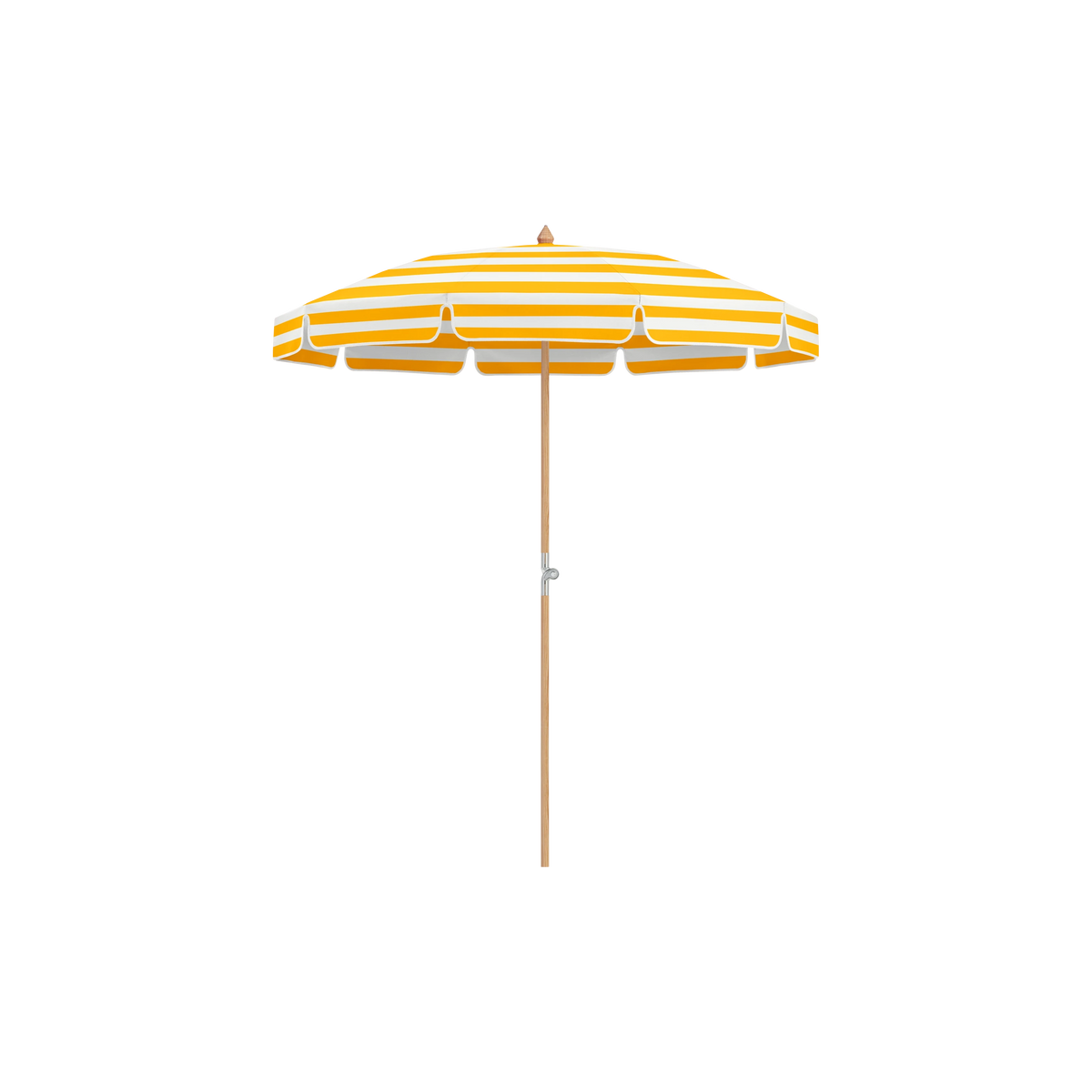 Glatz Alexo Sonnenschirm – mit Volant SQ5: 624 Yellow Stripe