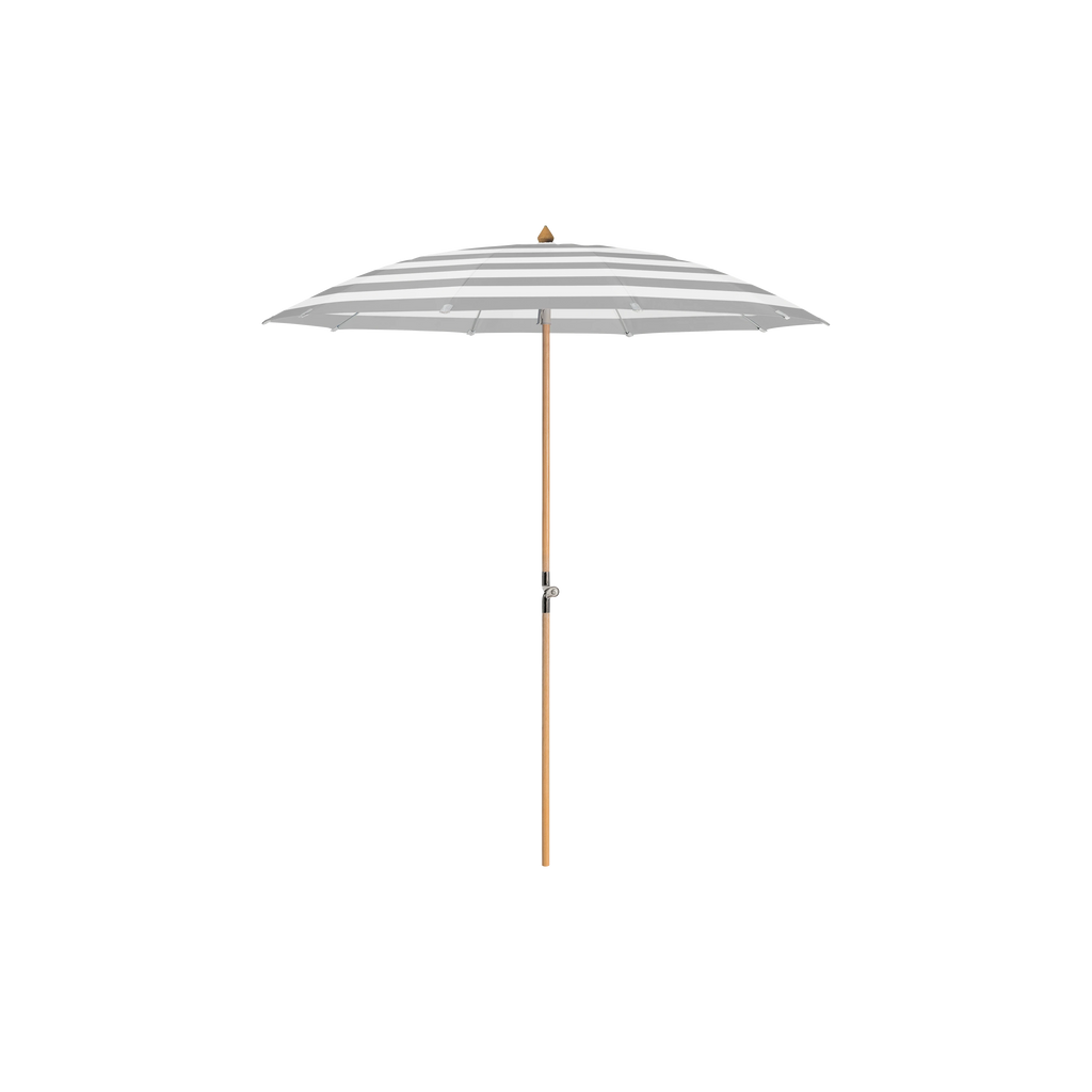 Glatz Alexo Sonnenschirm – ohne Volant SQ5: 555 Grey Stripe