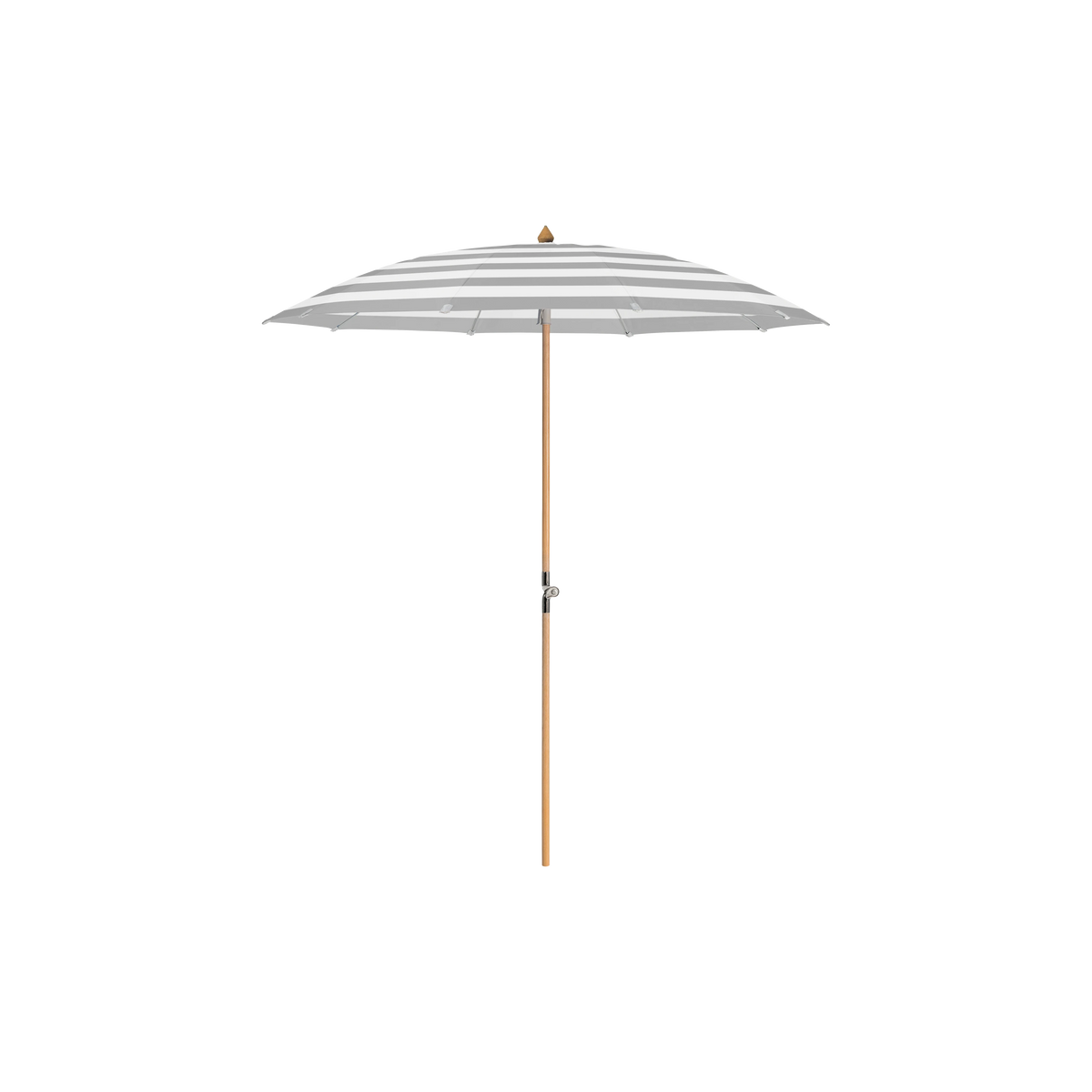 Glatz Alexo Sonnenschirm – ohne Volant SQ5: 555 Grey Stripe