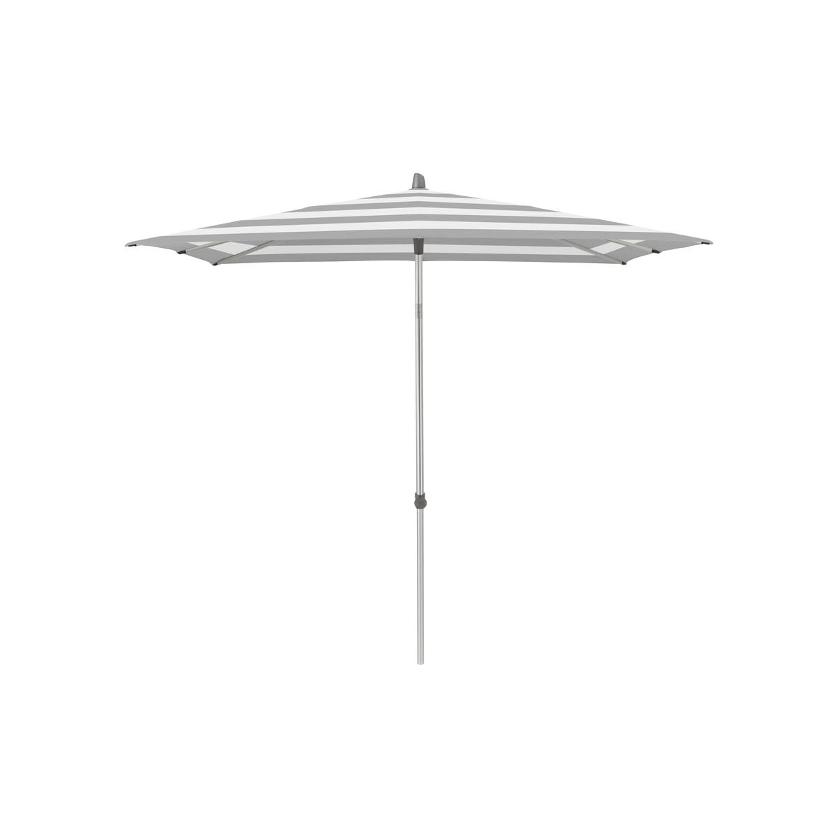 Glatz Alu-Smart Sonnenschirm SQ5: 555 Grey Stripe