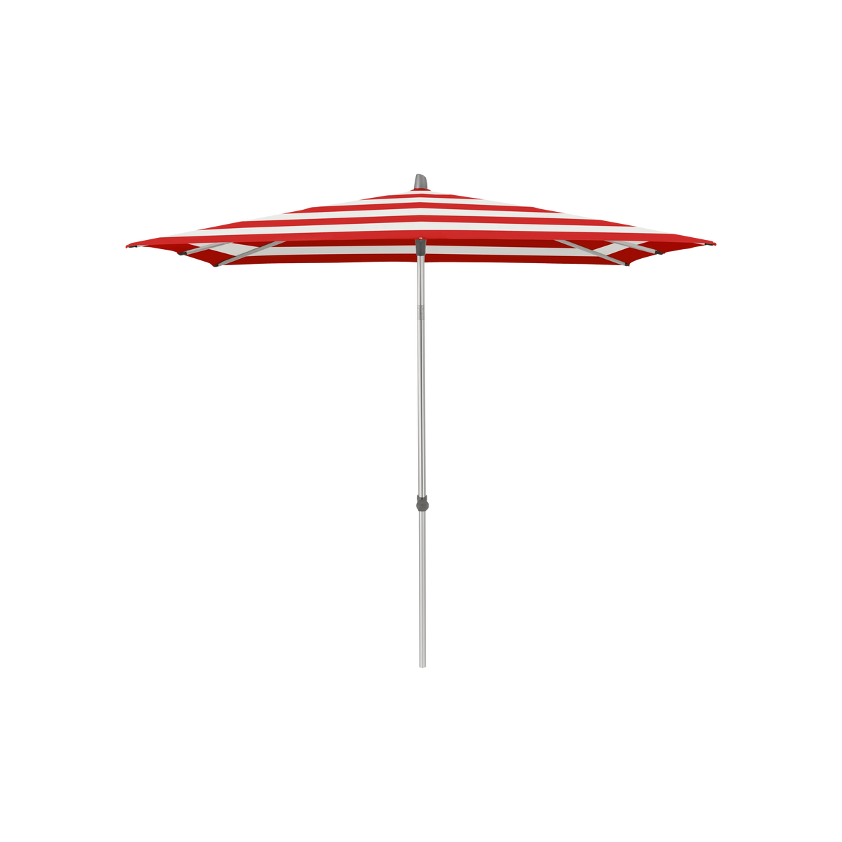 Glatz Alu-Smart Sonnenschirm SQ5: 800 Red Stripe