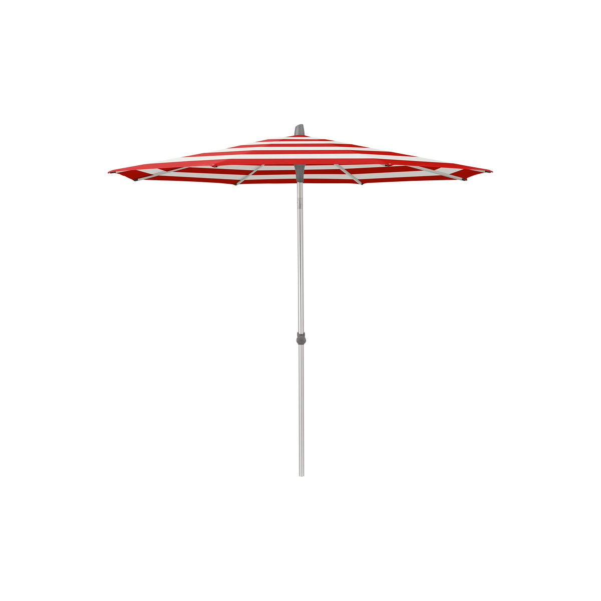 Glatz Alu-Smart Sonnenschirm SQ5: 800 Red Stripe