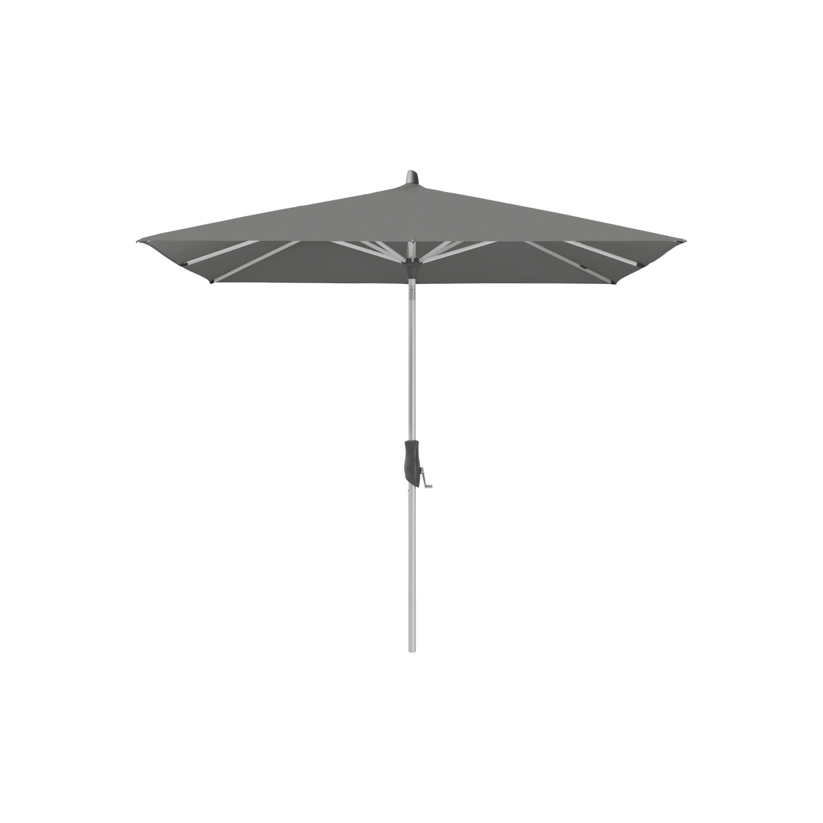 Glatz Alu-Twist Sonnenschirm SQ2: 157 Stone Grey