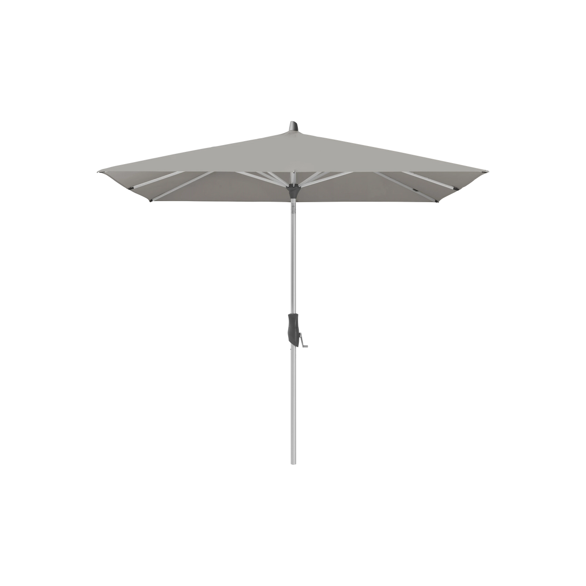 Glatz Alu-Twist Sonnenschirm SQ5: 558 Steel