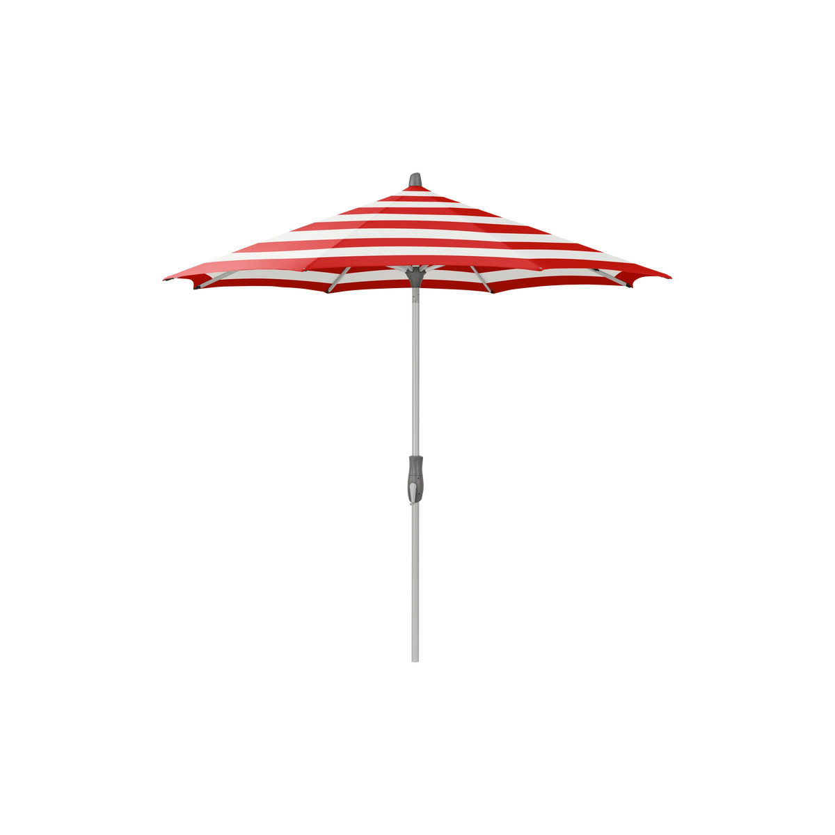 Glatz Alu-Twist Sonnenschirm SQ5: 800 Red Stripe