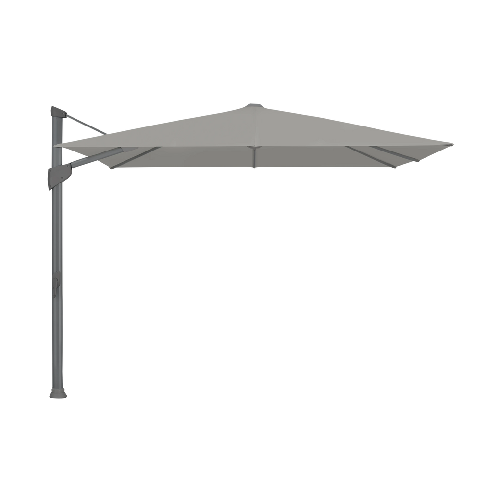 Glatz Fortano Sonnenschirm – Aluminium anthrazit SQ4: 420 Smoke