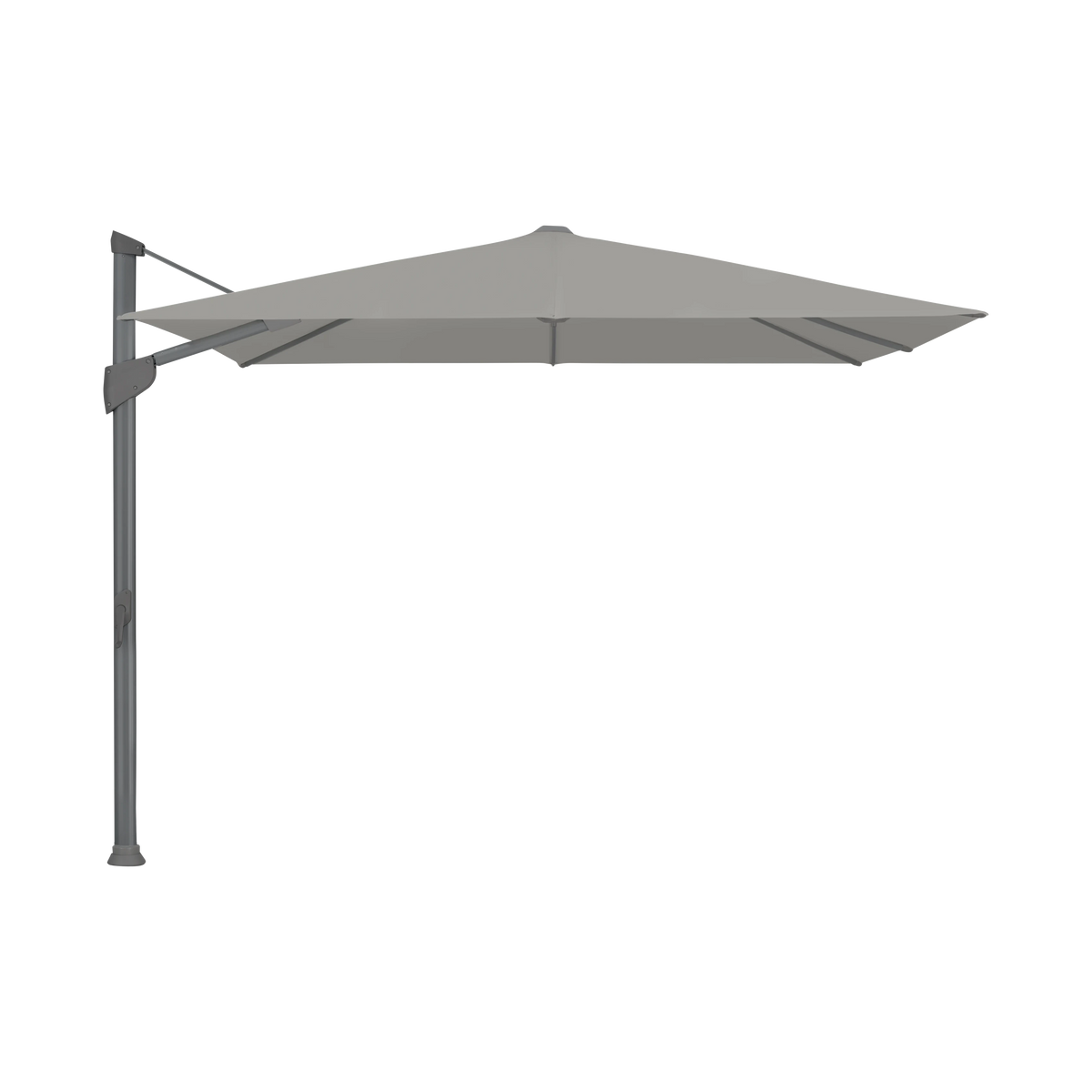 Glatz Fortano Sonnenschirm – Aluminium anthrazit SQ4: 420 Smoke