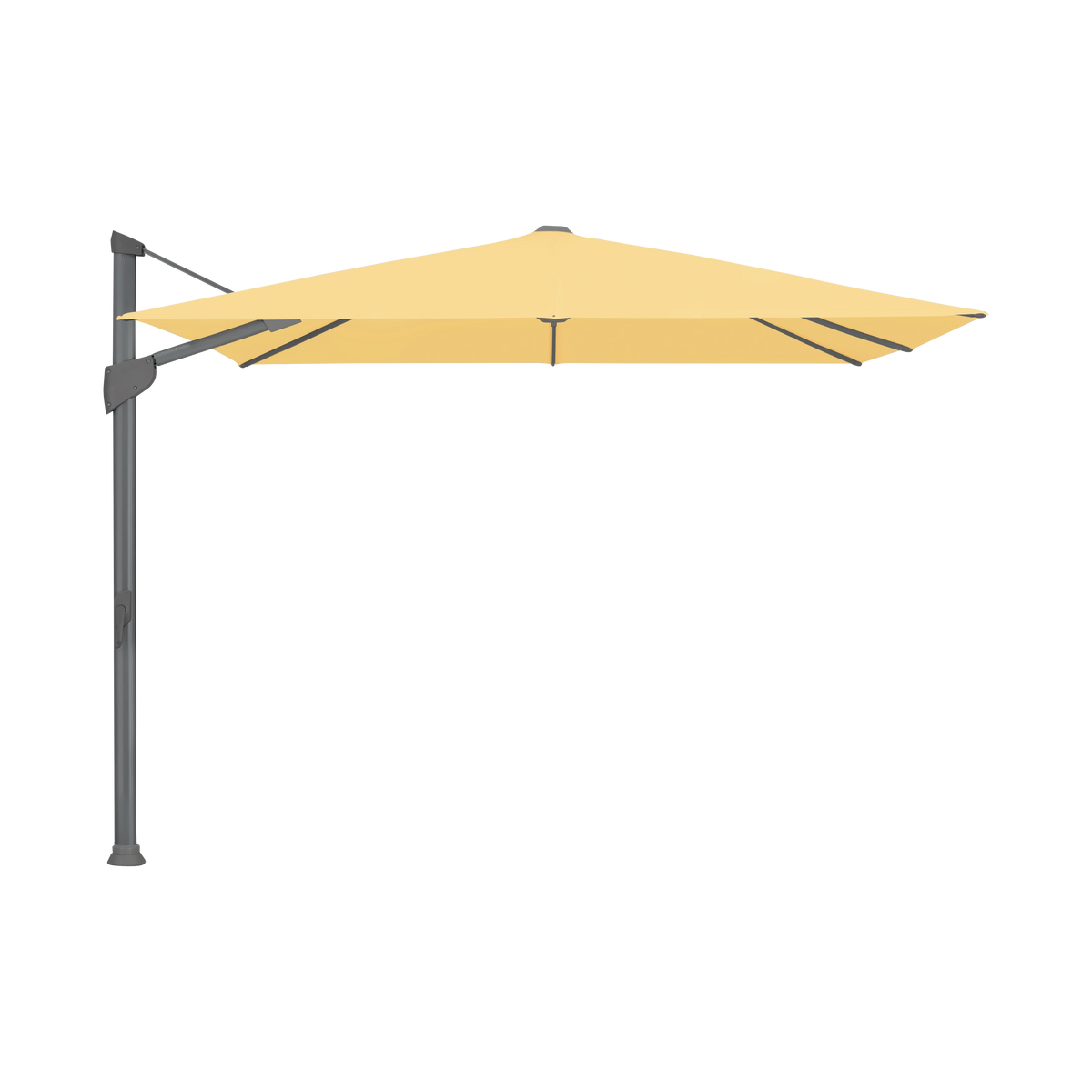 Glatz Fortano Sonnenschirm – Aluminium anthrazit SQ4: 438 Straw