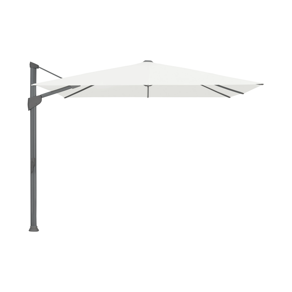Glatz Fortano Sonnenschirm – Aluminium anthrazit SQ5: 510 White