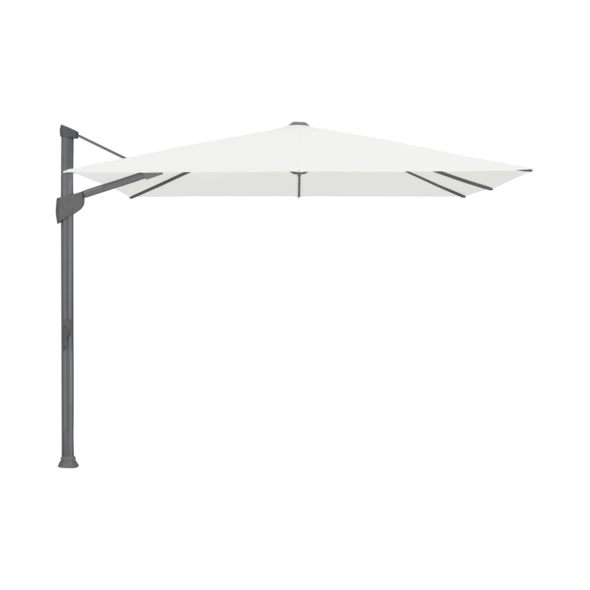Glatz Fortano Sonnenschirm – Aluminium anthrazit SQ5: 510 White