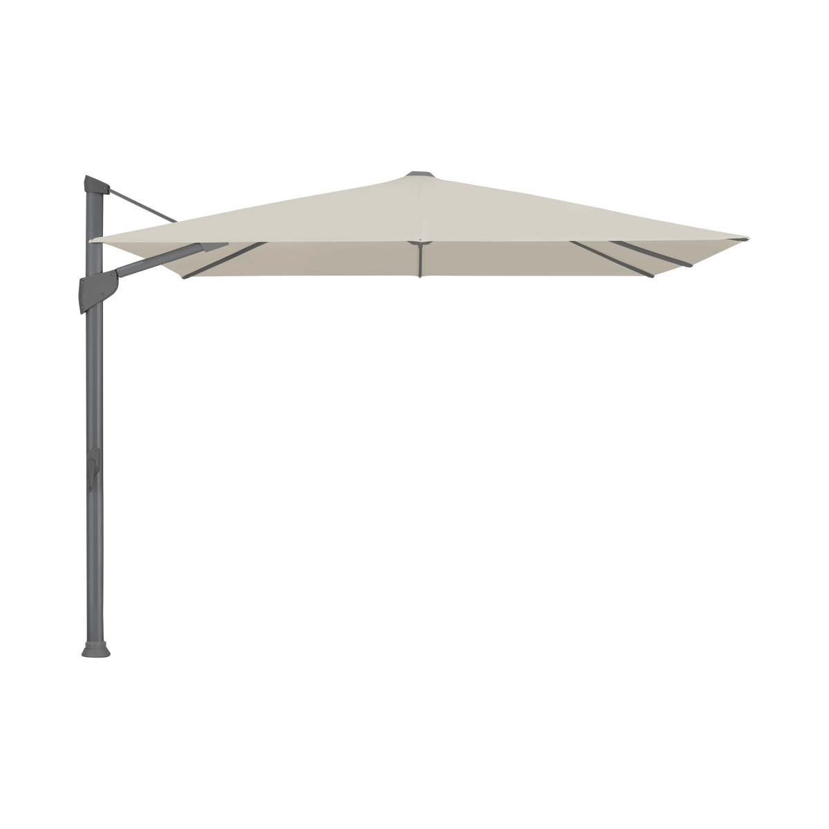 Glatz Fortano Sonnenschirm – Aluminium anthrazit SQ5: 527 Urban Chrome