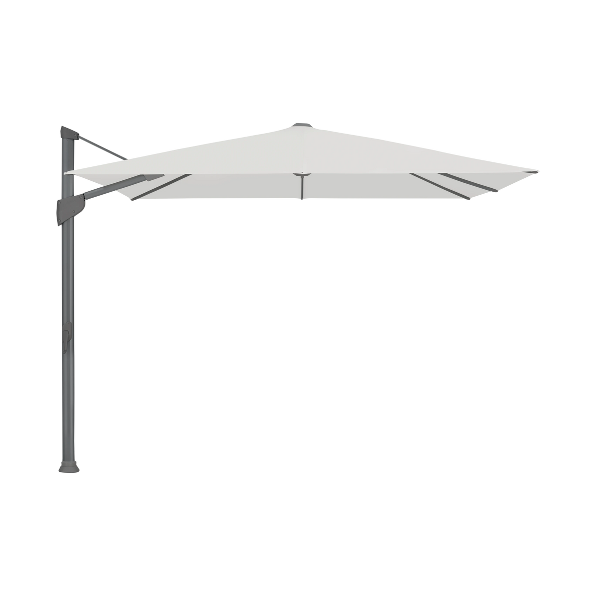 Glatz Fortano Sonnenschirm – Aluminium anthrazit SQ5: 556 Alabaster