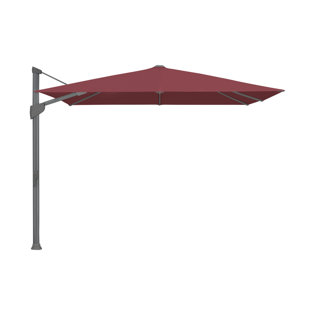 Glatz Fortano Sonnenschirm – Aluminium anthrazit SQ5: 644 Merlot