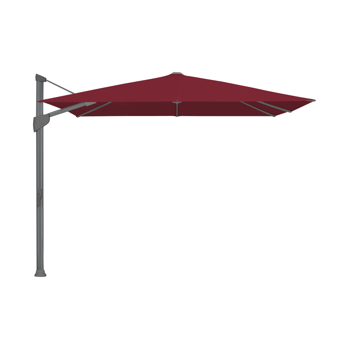 Glatz Fortano Sonnenschirm – Aluminium anthrazit SQ5: 645 Burgundy