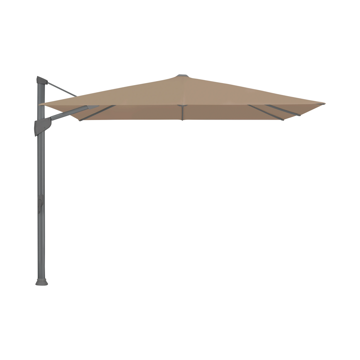 Glatz Fortano Sonnenschirm – Aluminium anthrazit SQ5: 650 Camel