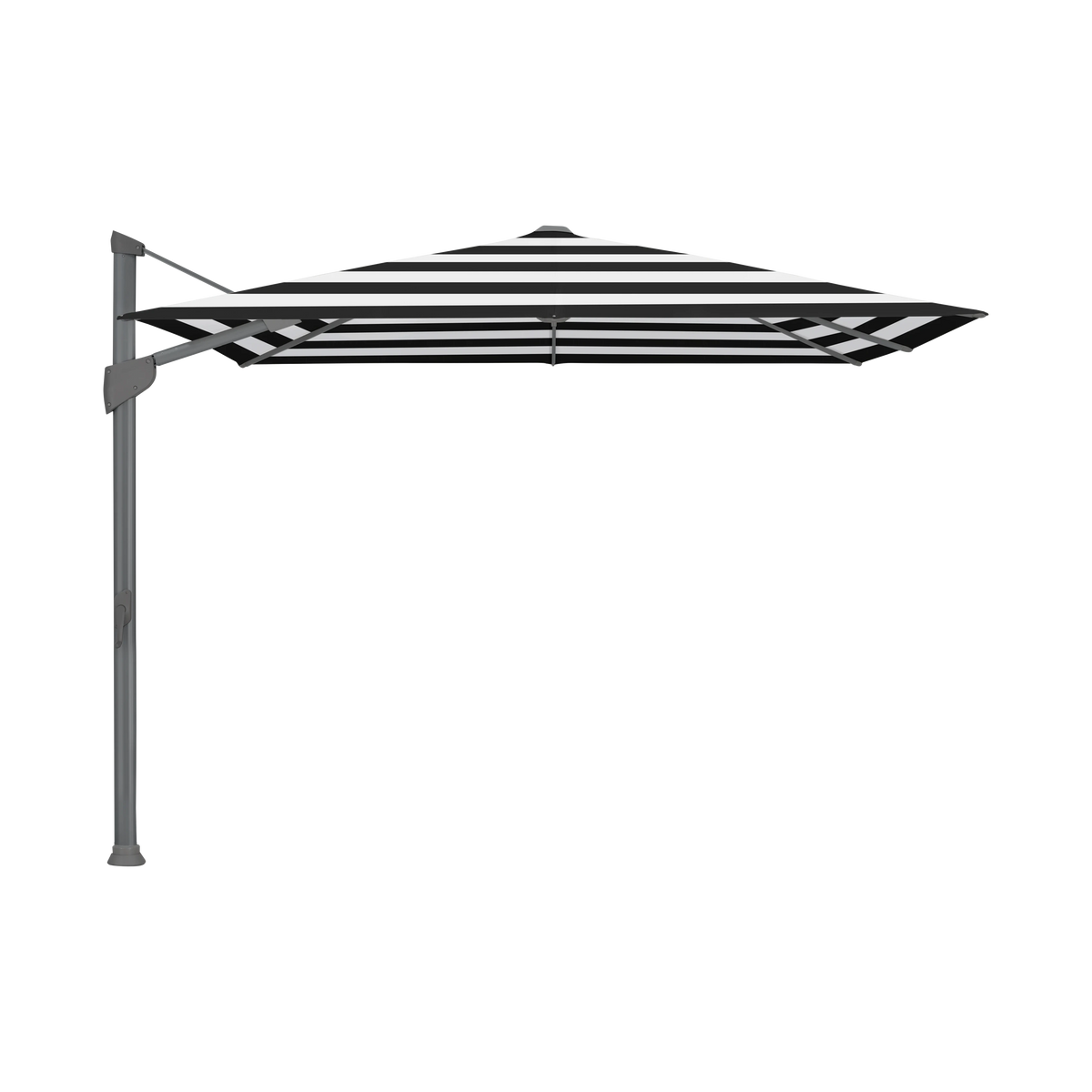 Glatz Fortano Sonnenschirm – Aluminium anthrazit SQ5: 810 Black Stripe