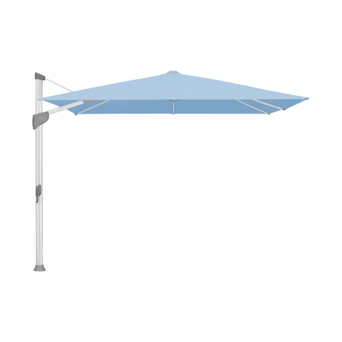 Glatz Fortano Sonnenschirm – Aluminium natureloxiert SQ5: 515 Cloud