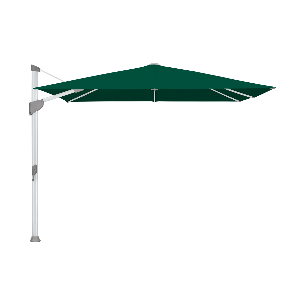 Glatz Fortano Sonnenschirm – Aluminium natureloxiert SQ5: 521 Aloe