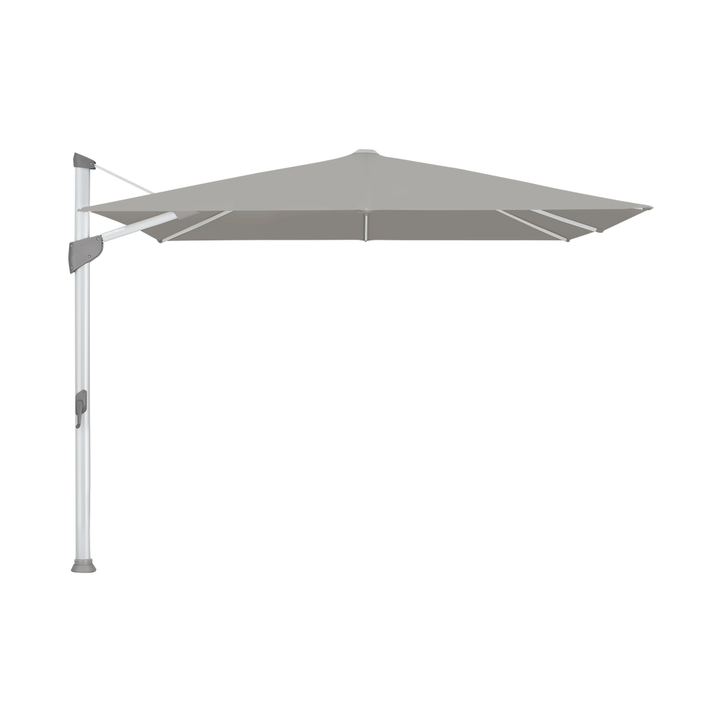 Glatz Fortano Sonnenschirm – Aluminium natureloxiert SQ5: 558 Steel