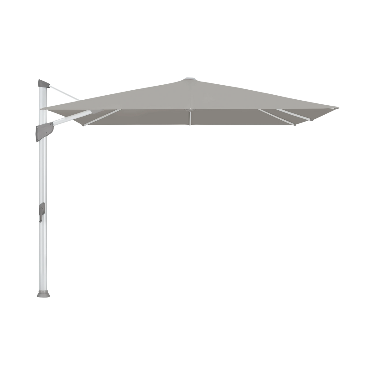 Glatz Fortano Sonnenschirm – Aluminium natureloxiert SQ5: 558 Steel