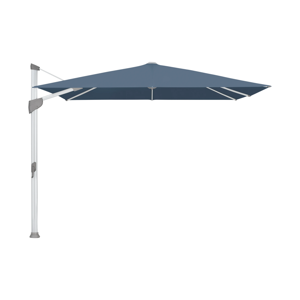 Glatz Fortano Sonnenschirm – Aluminium natureloxiert SQ5: 600 Wave