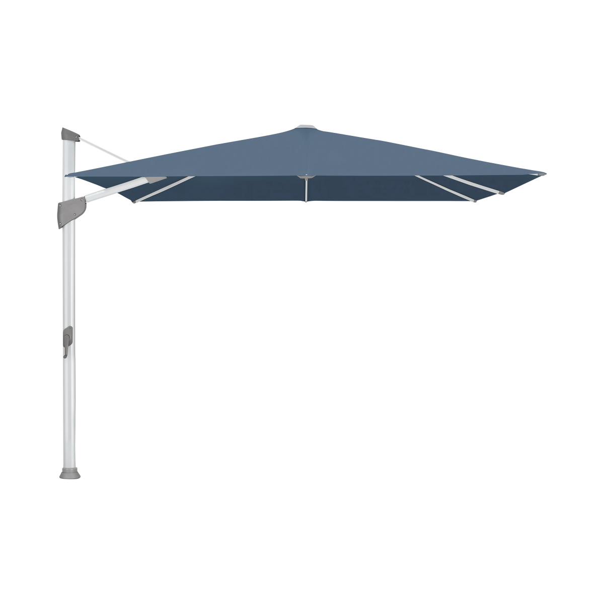 Glatz Fortano Sonnenschirm – Aluminium natureloxiert SQ5: 600 Wave
