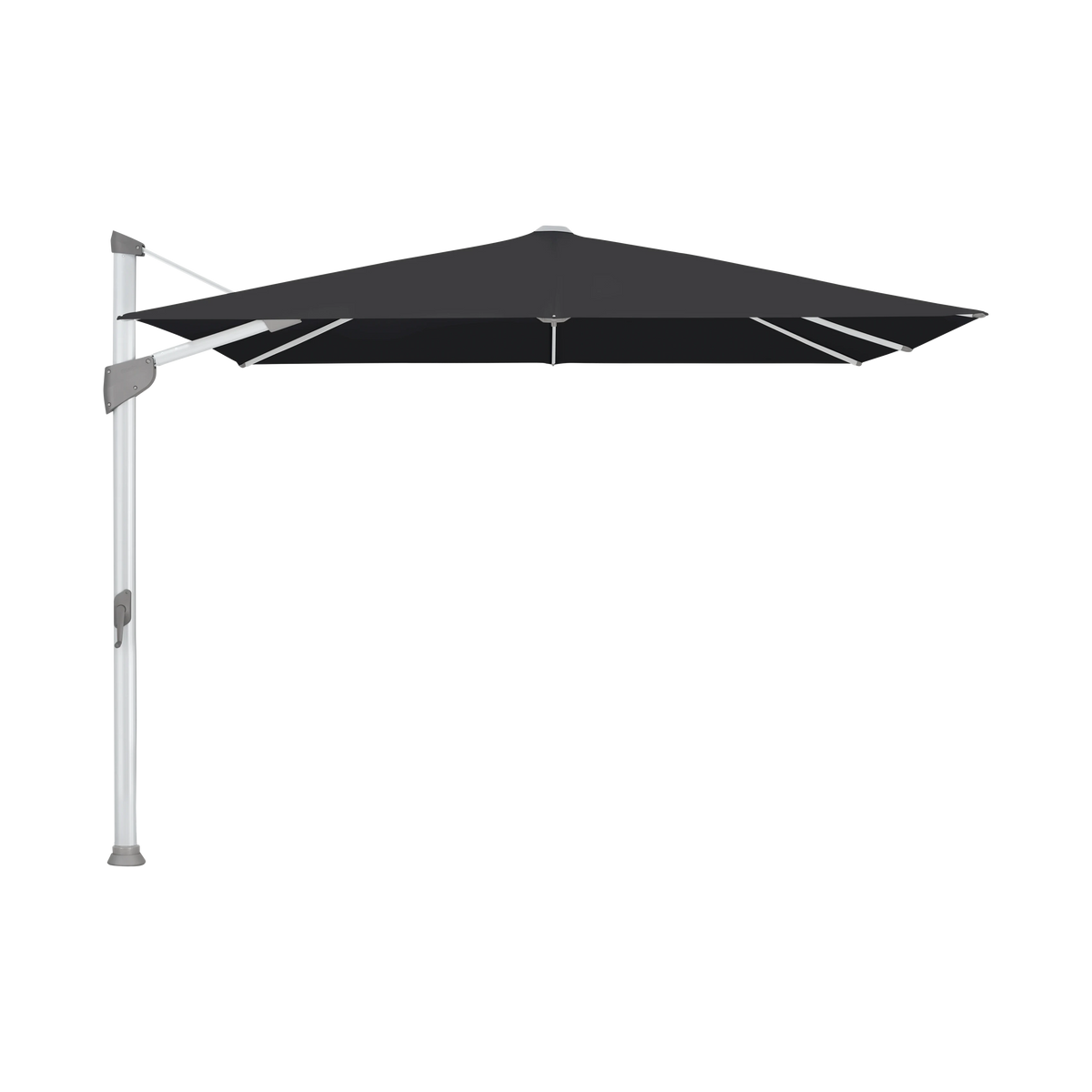 Glatz Fortano Sonnenschirm – Aluminium natureloxiert SQ5: 615 Black