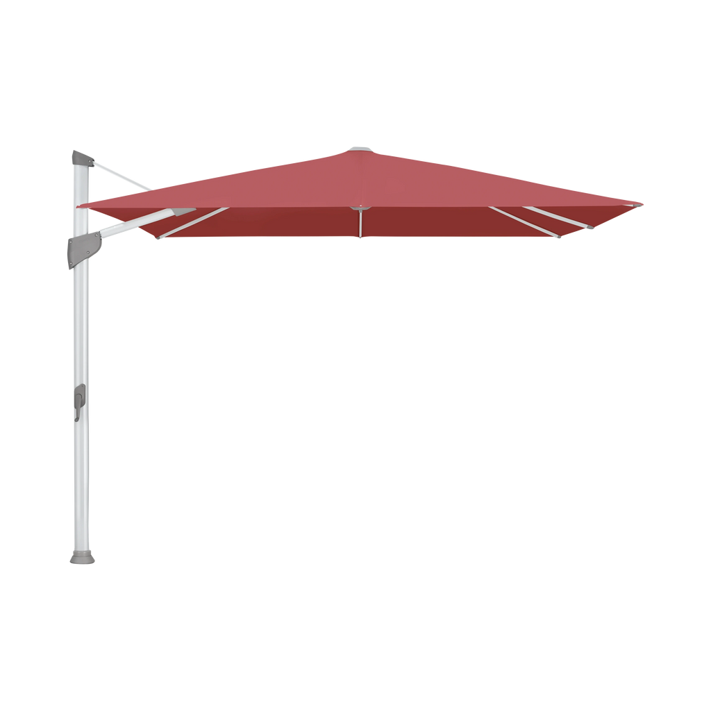 Glatz Fortano Sonnenschirm – Aluminium natureloxiert SQ5: 637 Cherry
