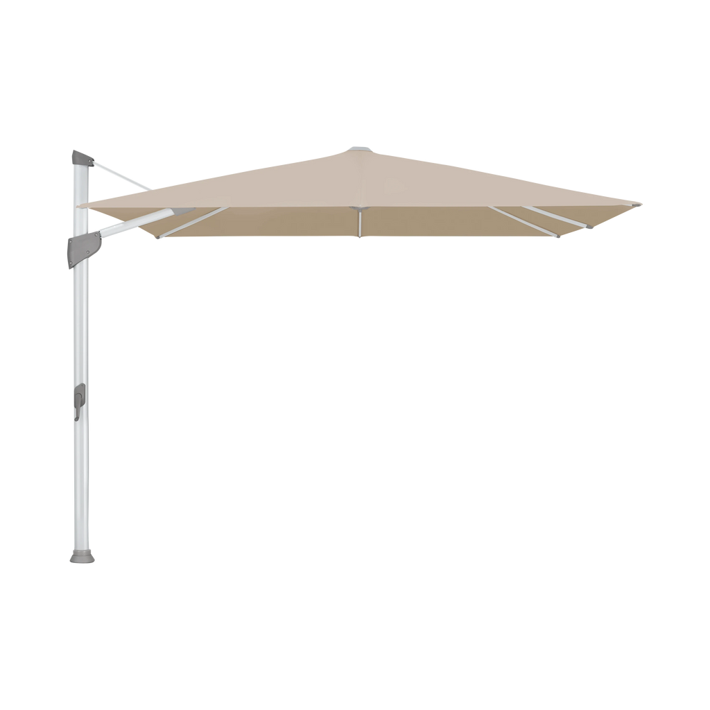 Glatz Fortano Sonnenschirm – Aluminium natureloxiert SQ5: 803 Linen