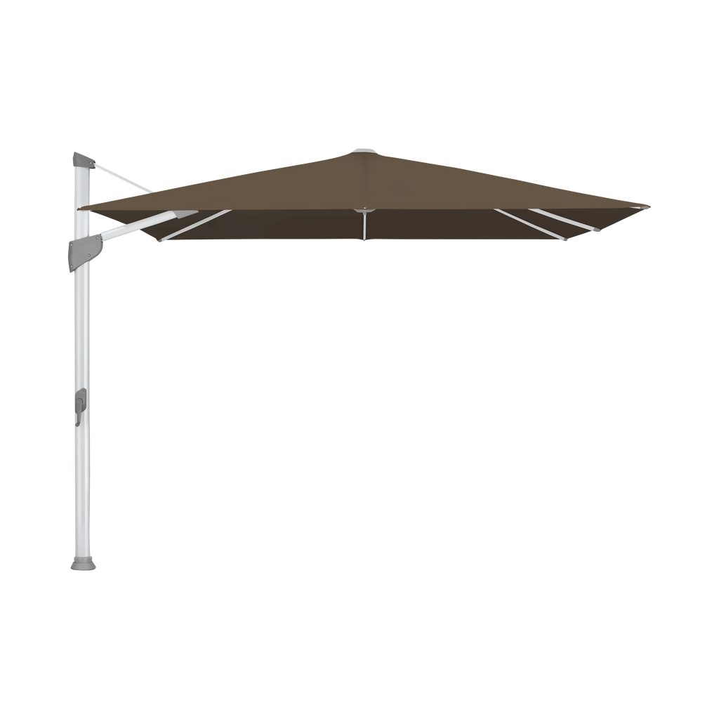 Glatz Fortano Sonnenschirm – Aluminium natureloxiert SQ5: 805 Walnut