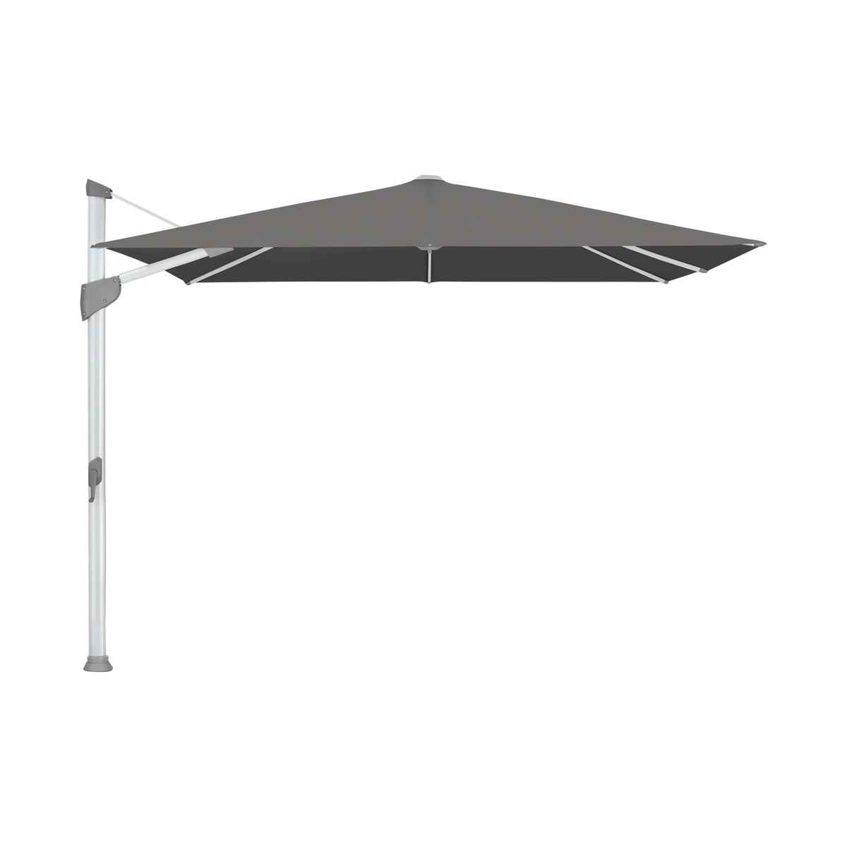 Glatz Fortano Sonnenschirm – Aluminium natureloxiert SQ5: 807 Lava