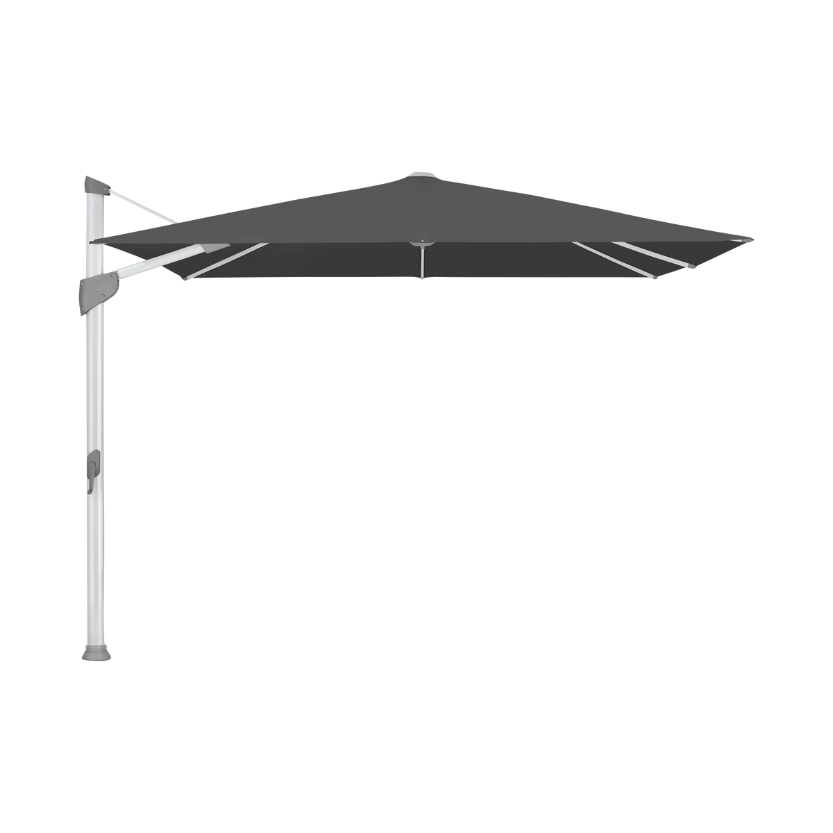 Glatz Fortano Sonnenschirm – Aluminium natureloxiert SQ5: 809 Midnight