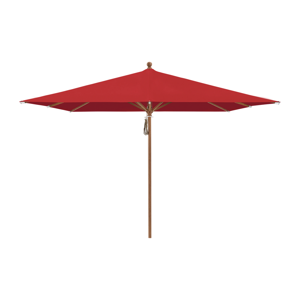 Glatz Piazza Sonnenschirm Holzoptik SQ4: 403 Carmine