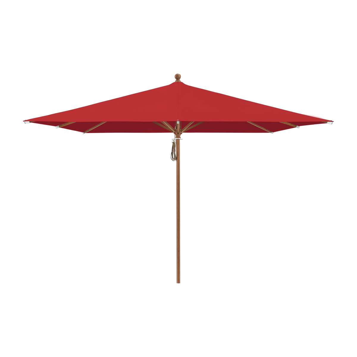 Glatz Piazza Sonnenschirm Holzoptik SQ4: 403 Carmine