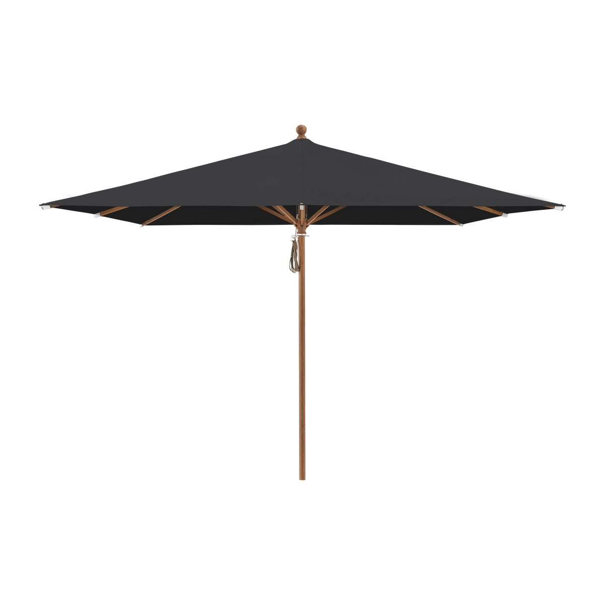 Glatz Piazza Sonnenschirm Holzoptik SQ4: 408 Black