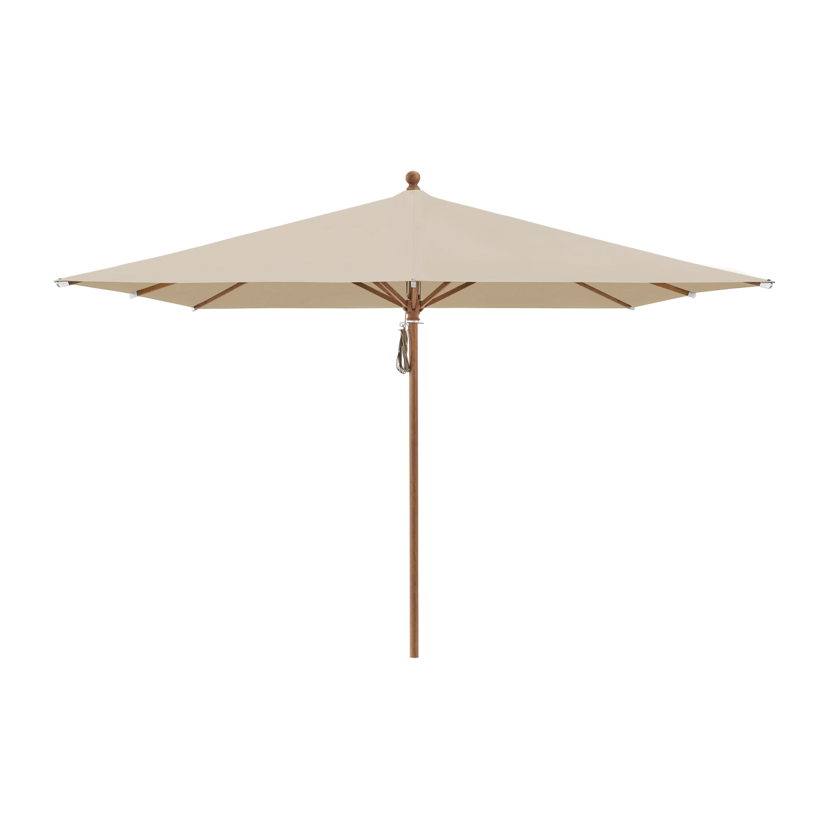 Glatz Piazza Sonnenschirm Holzoptik SQ4: 422 Cream