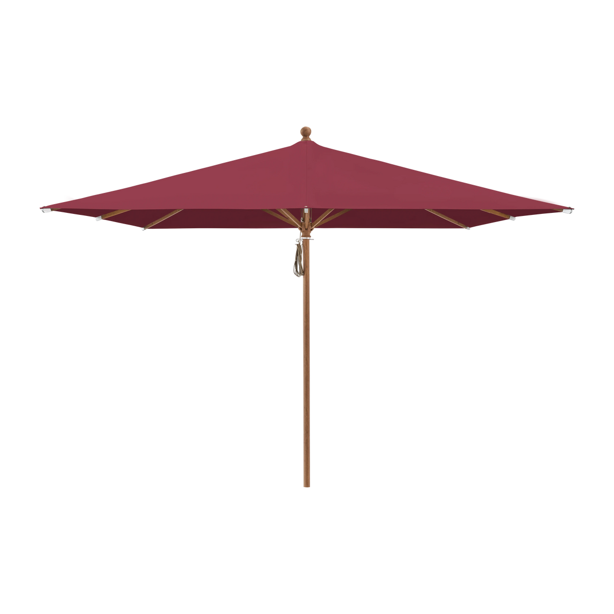 Glatz Piazza Sonnenschirm Holzoptik SQ4: 436 Wine