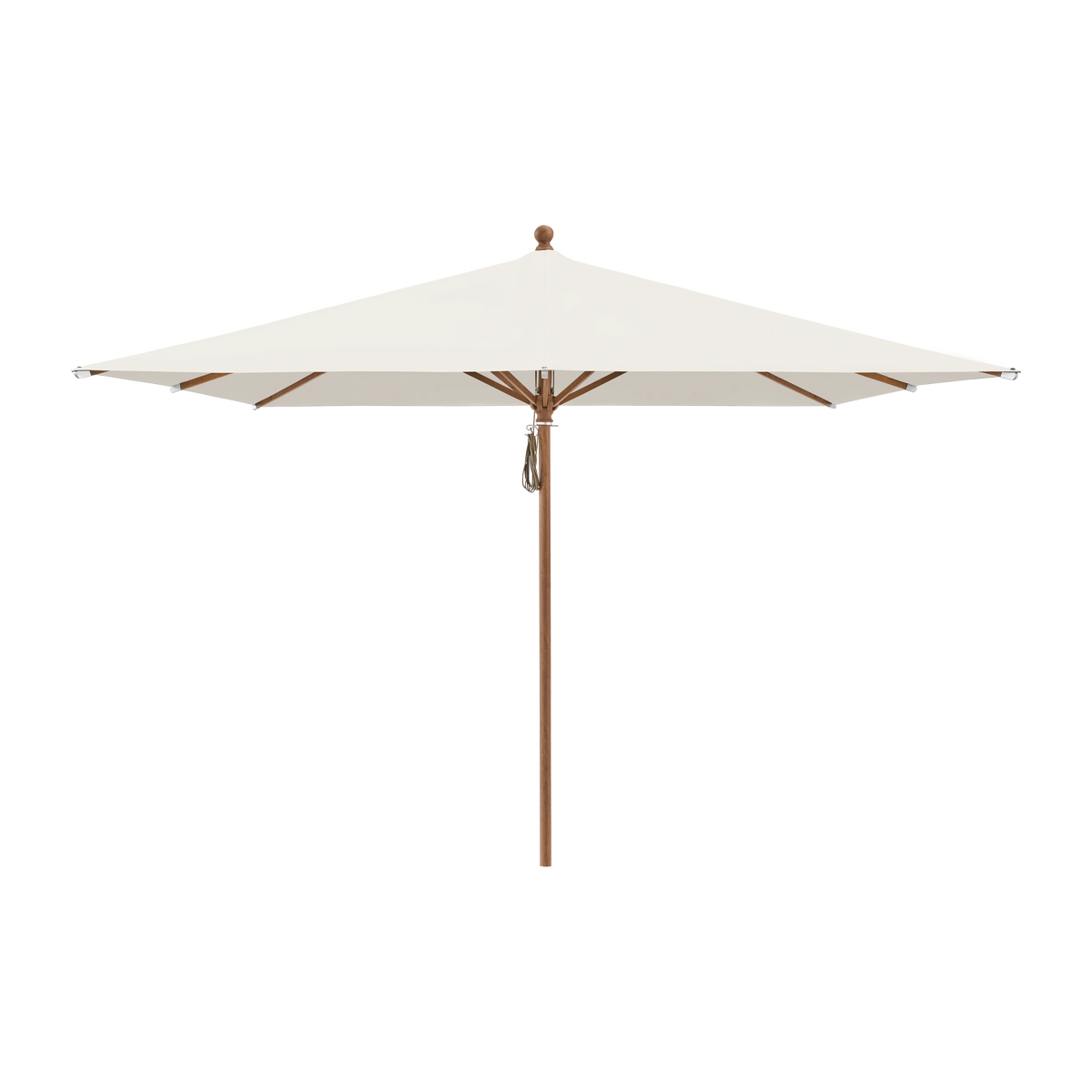 Glatz Piazza Sonnenschirm Holzoptik SQ4: 453 Vanilla
