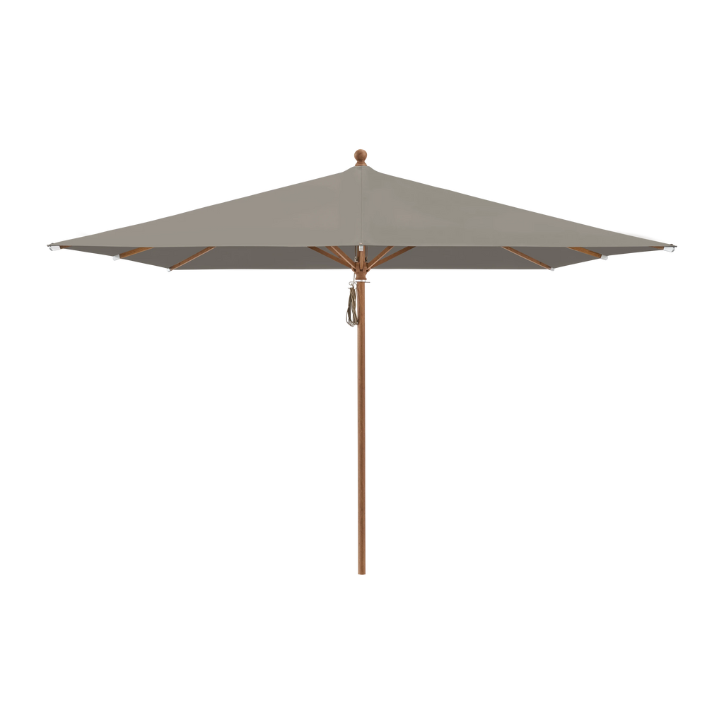 Glatz Piazza Sonnenschirm Holzoptik SQ4: 461 Taupe