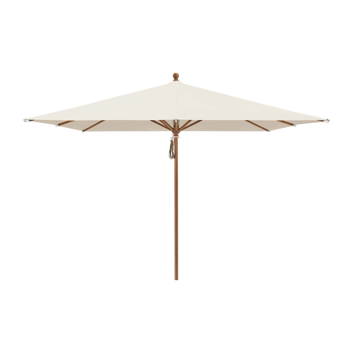 Glatz Piazza Sonnenschirm Holzoptik SQ5: 523 Champagne