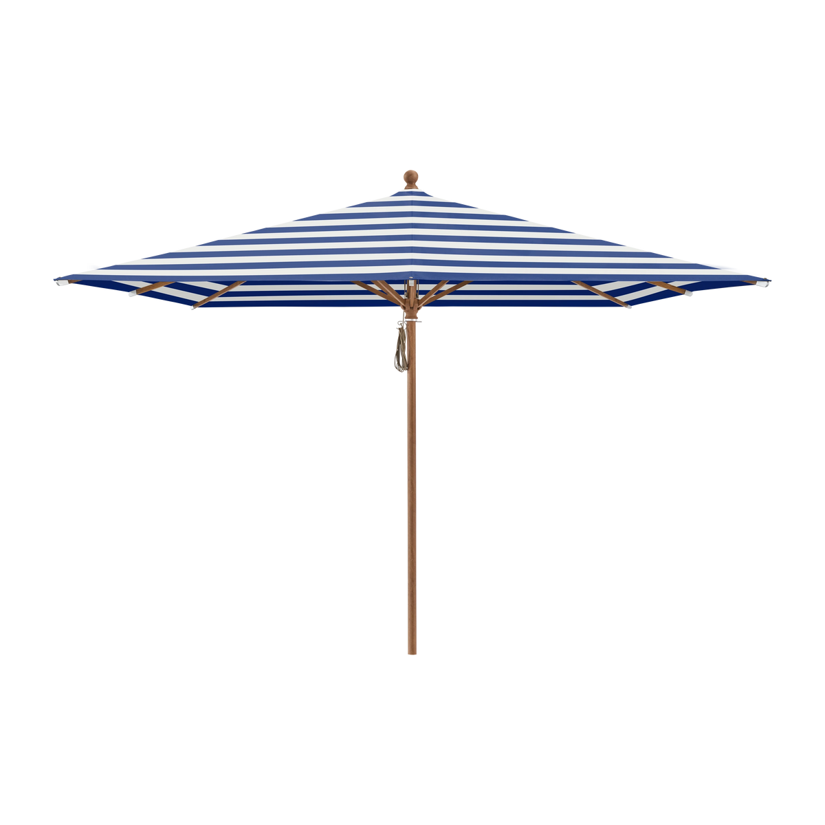 Glatz Piazza Sonnenschirm Holzoptik SQ5: 602 Blue Stripe