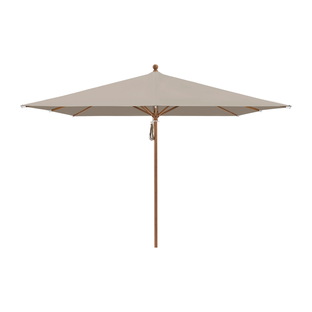 Glatz Piazza Sonnenschirm Holzoptik SQ5: 605 Clay