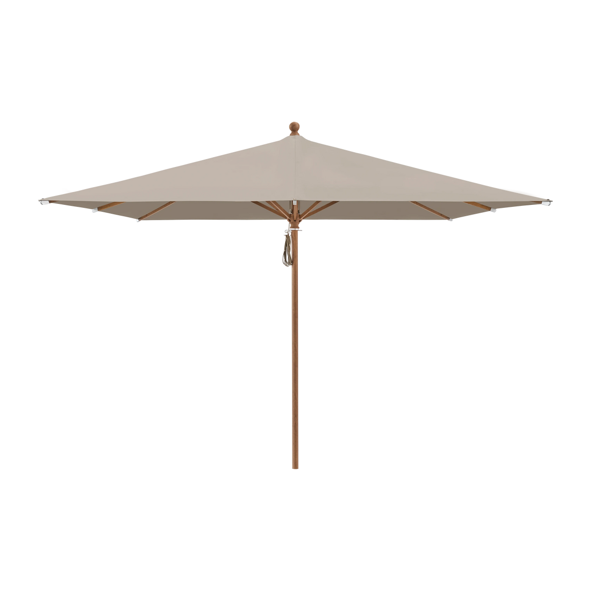 Glatz Piazza Sonnenschirm Holzoptik SQ5: 605 Clay