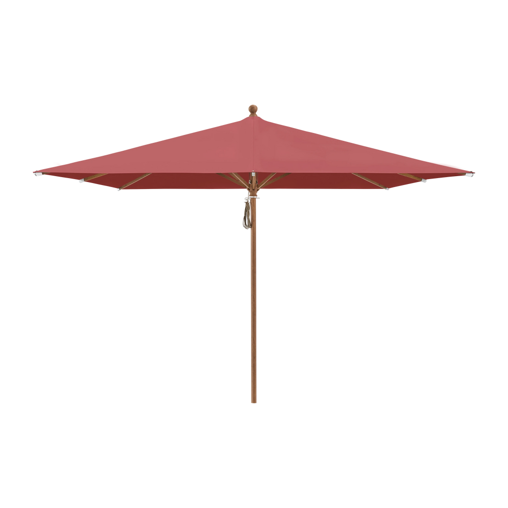 Glatz Piazza Sonnenschirm Holzoptik SQ5: 637 Cherry