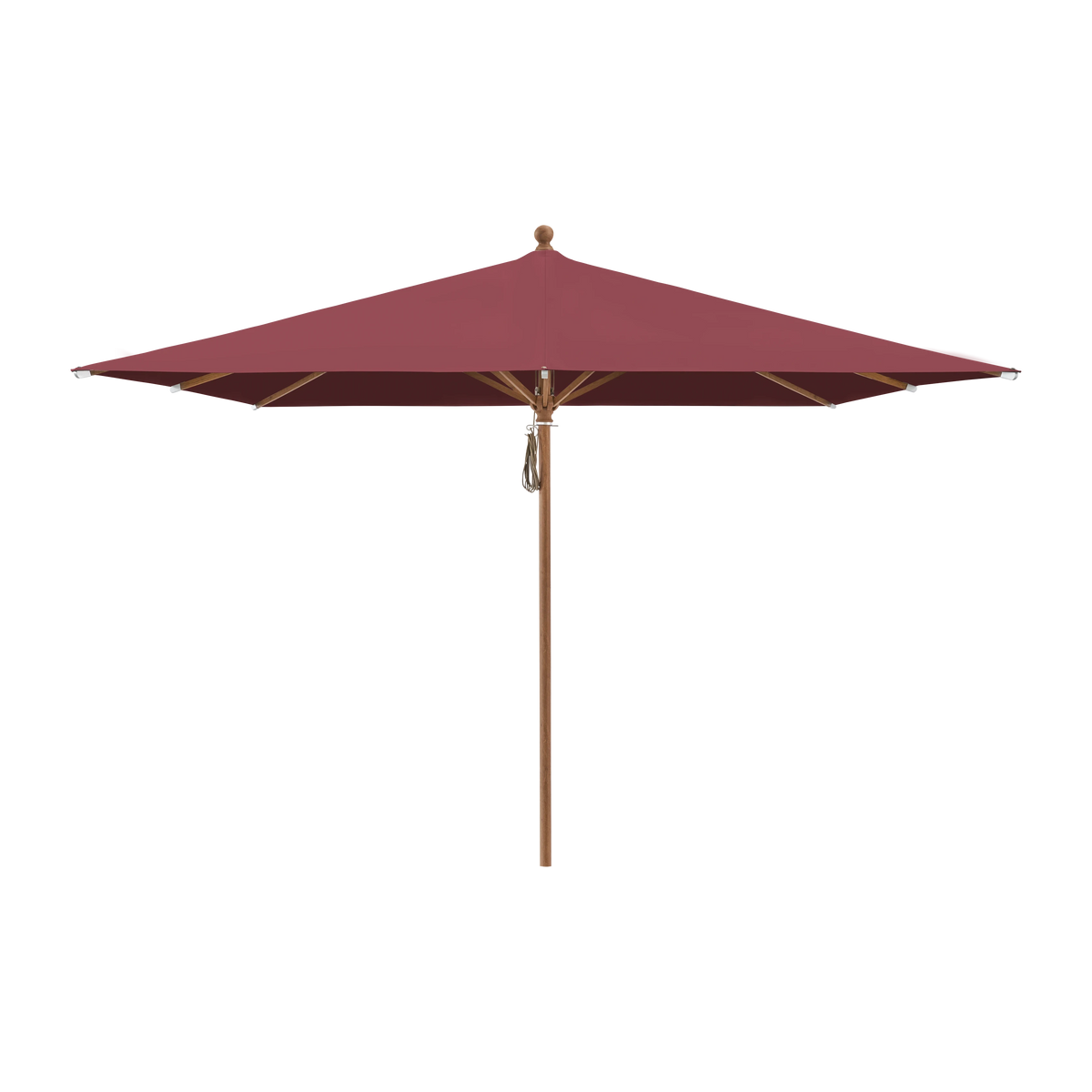 Glatz Piazza Sonnenschirm Holzoptik SQ5: 644 Merlot